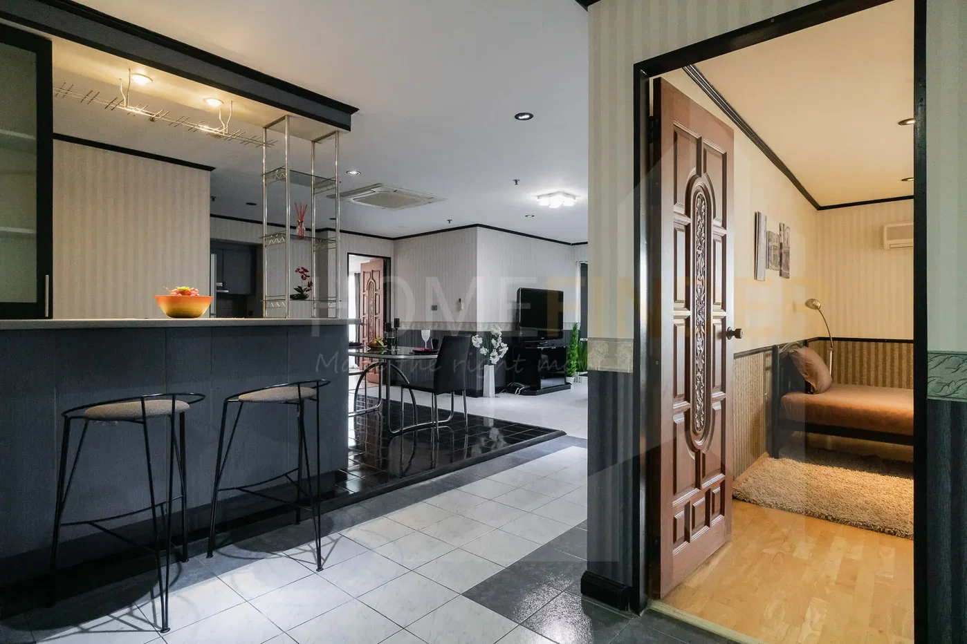 picture Baan Suanpetch condominium 2 bedrooms, for rent - 3/16