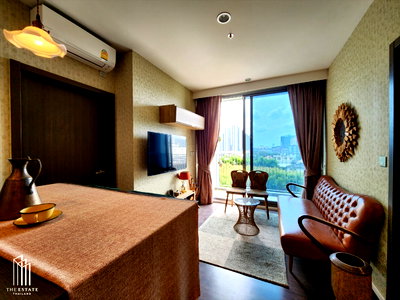 คอนโดให้เช่า : For rent Whizdom Inspire Sukhumvit ใกล้ BTS ปุณณวิถี ห้องมุมวิวสวน @32,000 Baht