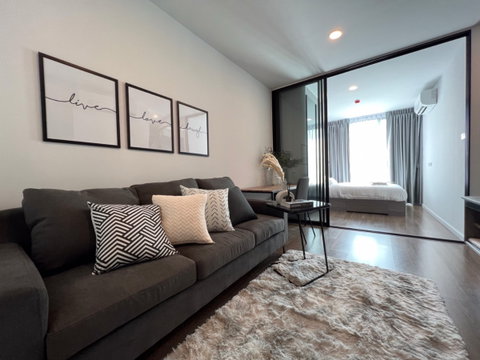 สตูดิโอ | 1 ห้องน้ำ | BTS Udom Suk | 27 ตร.ม. | 11,500 บาท/เดือน | ชั้น 8 — Ideo Blucove Sukhumvit กรุงเทพฯ
