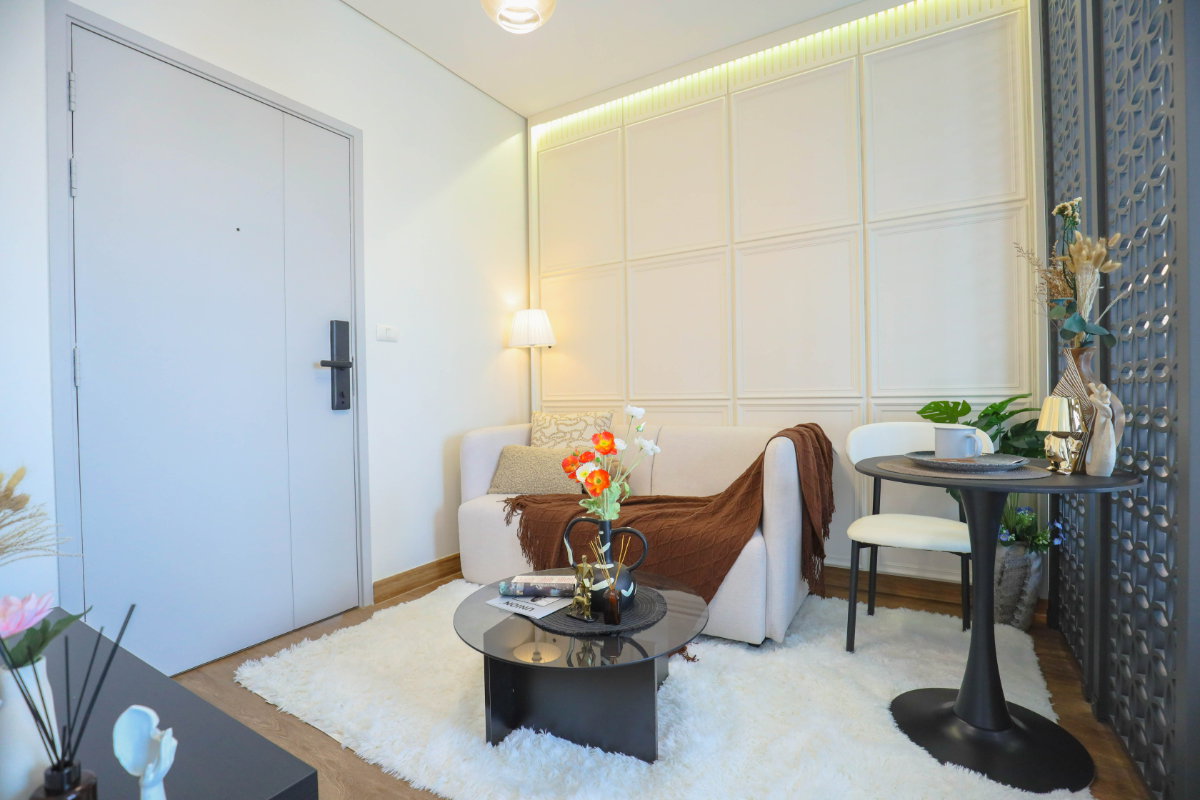 รูป 🏡 คอนโดมิเนียม 23 ตร.ม. 📍 ยูนิโอ พระราม 2 – ท่าข้าม (UNIO RAMA 2 – THAKHAM) ✨ ห้องแต่งสวยพร้อมอยู่ · ทำเลเดินไปเซ็นทรัลพระราม 2 - รูปที่ 10/28
