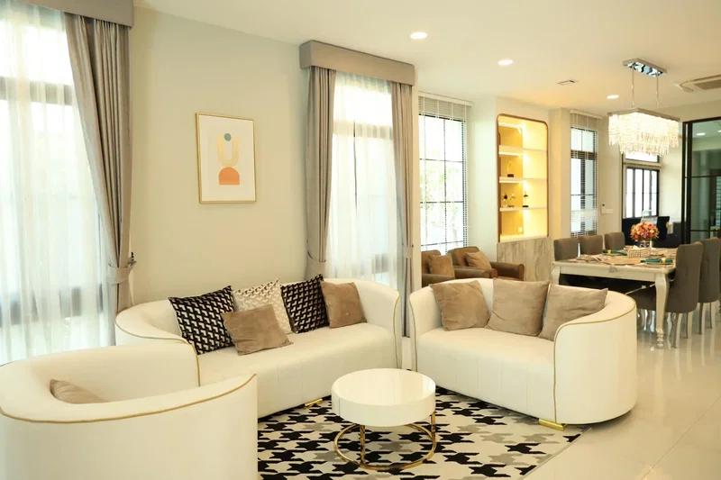 ขายบ้านเดี่ยว : NANTAWAN RAMA 9 New Krungthepkreetha 5 bedrooms, for sale