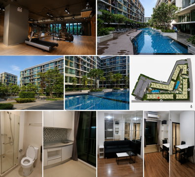 1 ห้องนอน | 1 ห้องน้ำ | MRT Sutthisan | 34 ตร.ม. | 8,000 บาท/เดือน | ชั้น 7 — Sukhumvit 103 กรุงเทพฯ