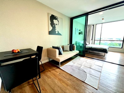 คอนโดให้เช่า : ให้เช่า Esta Bliss รามอินทรา : 1 Bed Plus สภาพใหม่ ไม่เคยอยู่ | วิวโล่ง ไม่มีตึกบัง 🚇ใกล้ MRT เศรษฐบุตรบำเพ็ญ (สายสีชมพู) 160 ม.