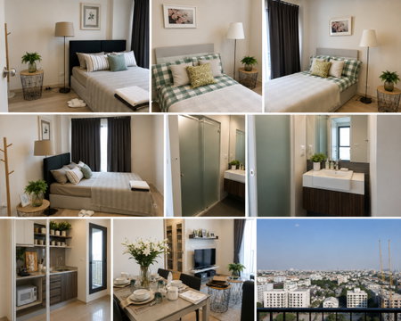2 ห้องนอน | 1 ห้องน้ำ | MRT Huai Khwang | 53 ตร.ม. | 35,000 บาท/เดือน | ชั้น 16 — Centric Ratchada - Huai Khwang กรุงเทพฯ