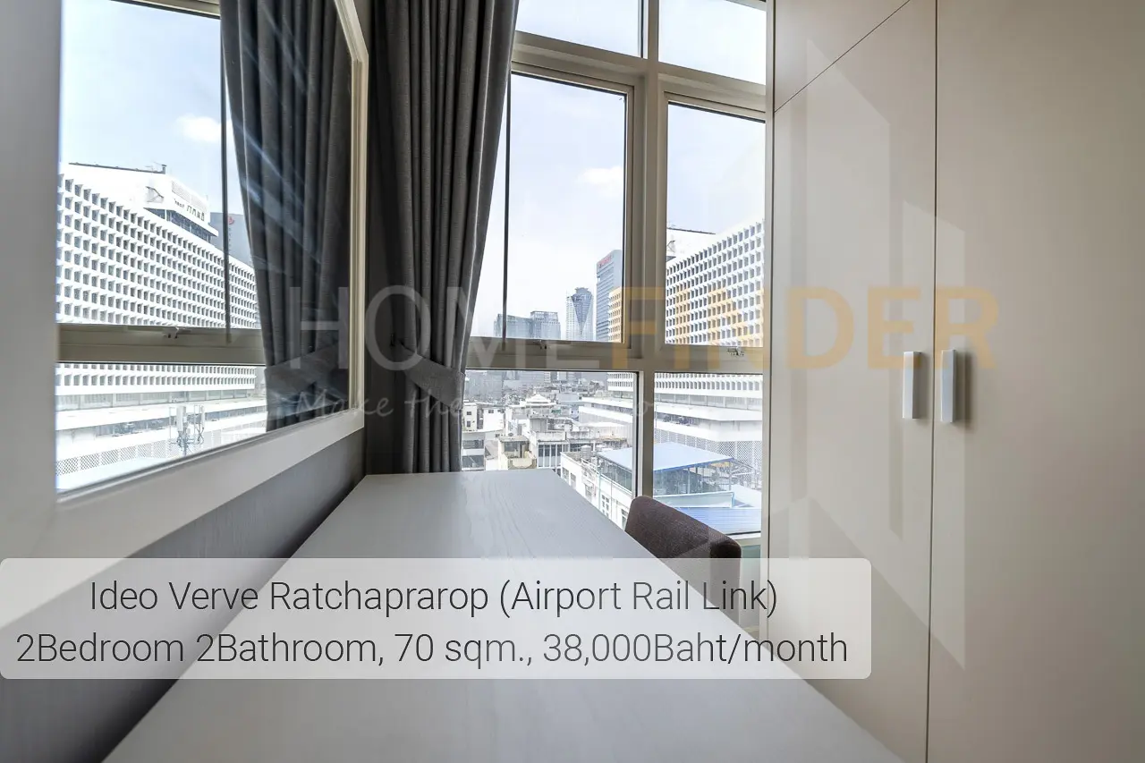รูป IDEO Verve Ratchaprarop 2 bedrooms, for rent - รูปที่ 13/20