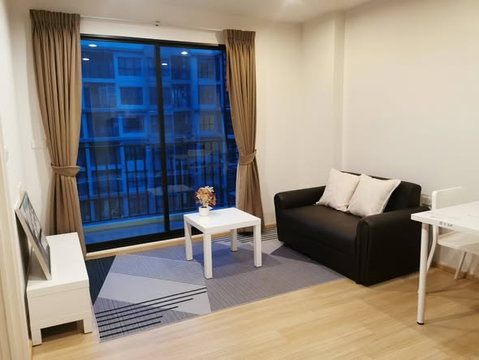 1Bed | 1Bath | BTS Mueang Thong Thani | 34.38sqm | THB 12,000/mo | Fl.22 — BASE Chaengwattana Bangkok