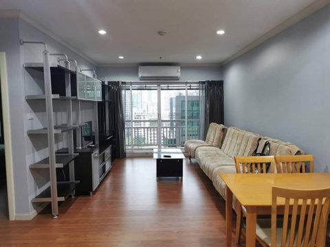 2Bed | 1Bath | MRT Phetchaburi | 69sqm | THB 25,000/mo | Fl.16 — Grand Park View Asoke Bangkok