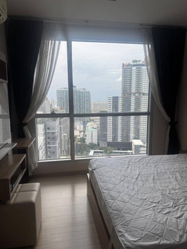 Rhythm Ratchada - Huai Khwang | ห้องสวยพร้อมอยู่ | 36 ตร.ม. | ทิศเหนือ | เฟอร์ครบ วิวเมือง  # AS-7653