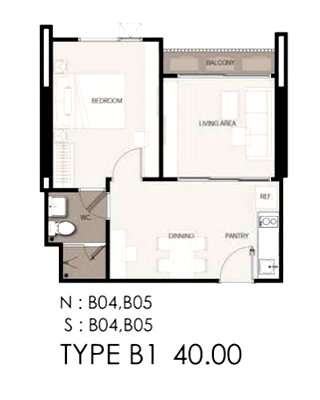 Condos for rent : 1Bed | 1Bath | BTS Phra Khanong | 40sqm | THB 22,000/mo | Fl.30 — Life Sukhumvit 48 Bangkok