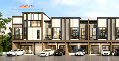 Houses for sale Bang Pu Industrial Estate : V Compound Bangna-Srinakarin 3 bedrooms, for sale