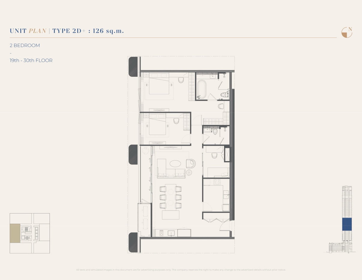 picture KingsQuare Residence 2 bedrooms, for sale - 2/11