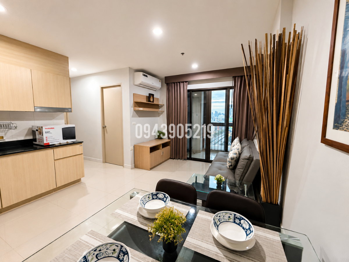 picture Ideo ratchada huaikwang ☎️2 bed 2 bath 59 sqm‼️ only 26k/month ‼️NOW AVAILABLE 🔆✅ - 1/10