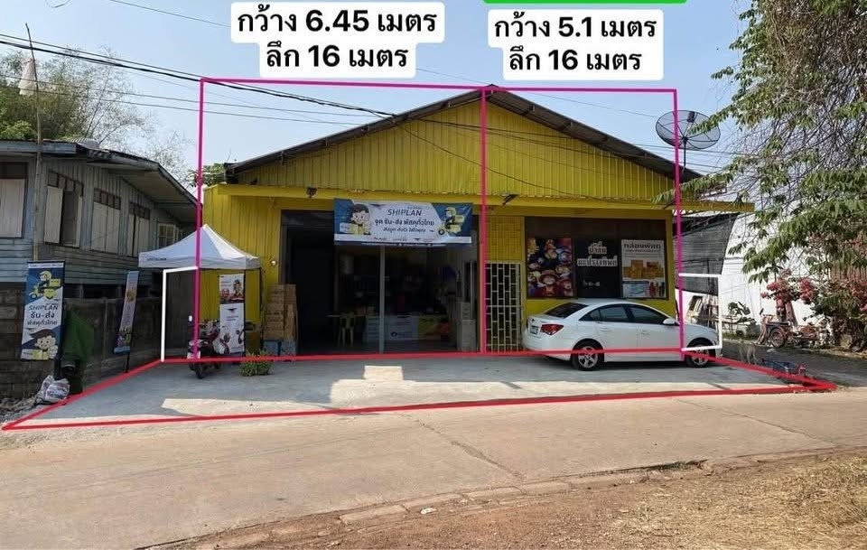 รูป ขายโกดัง60ตาราวา ติดตลาดสดอยู่ในอำเภอ - รูปที่ 1/3