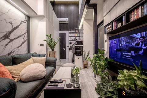 Duplex  1 bed,The ultimate river view The Line Sukhumvit 101 near  BTS Punnawithi