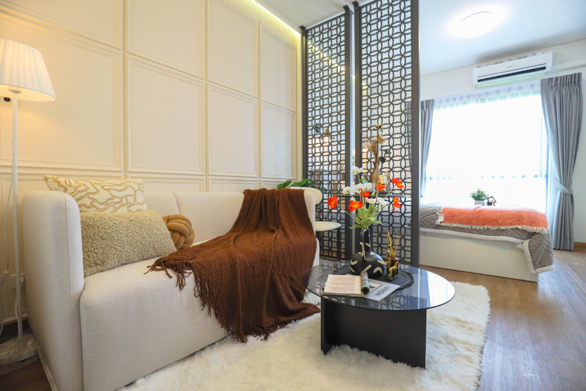 รูป 🏡 คอนโดมิเนียม 23 ตร.ม. 📍 ยูนิโอ พระราม 2 – ท่าข้าม (UNIO RAMA 2 – THAKHAM) ✨ ห้องแต่งสวยพร้อมอยู่ · ทำเลเดินไปเซ็นทรัลพระราม 2 - รูปที่ 5/28