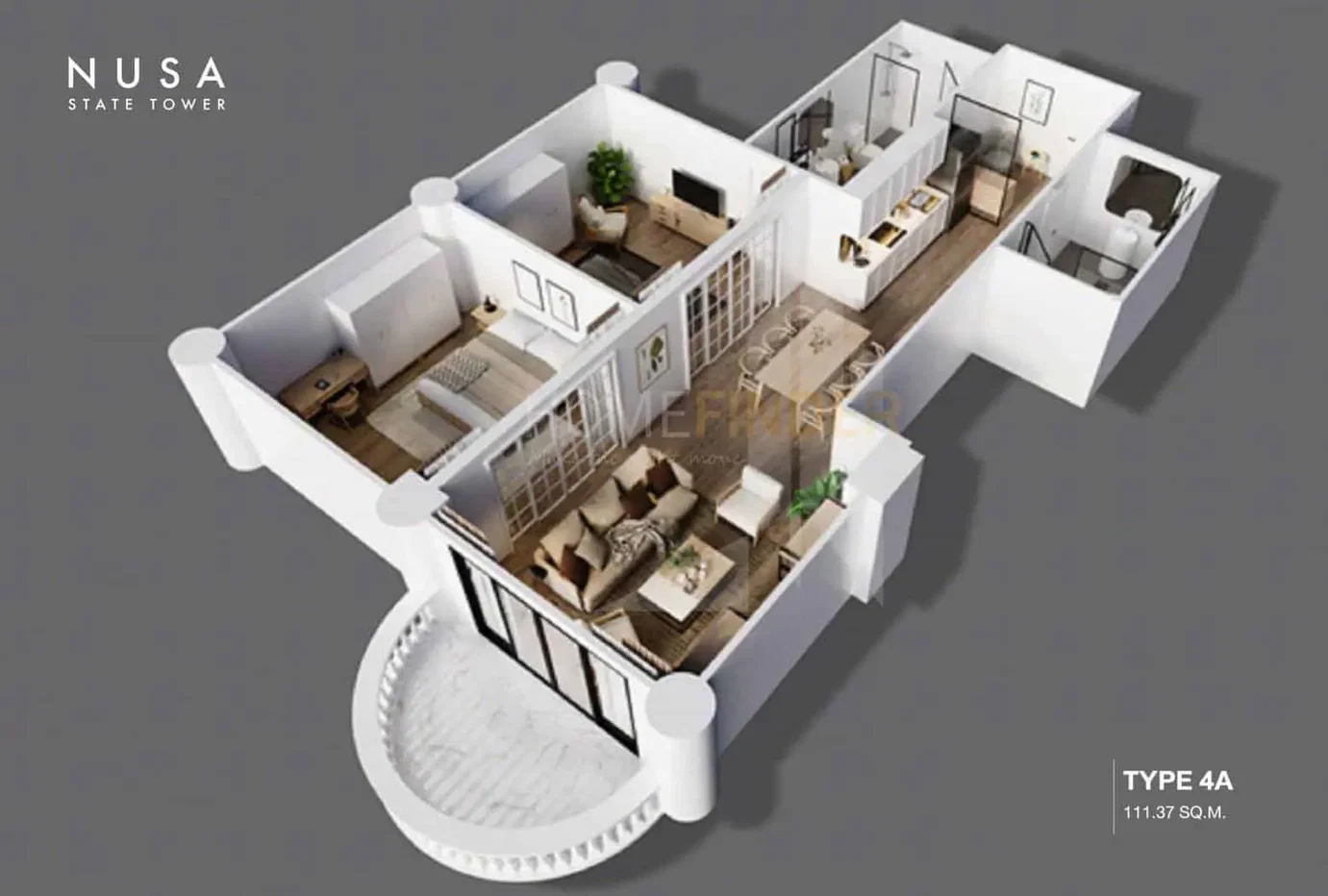 picture Nusa State Tower 2 bedrooms, for sale - 2/3
