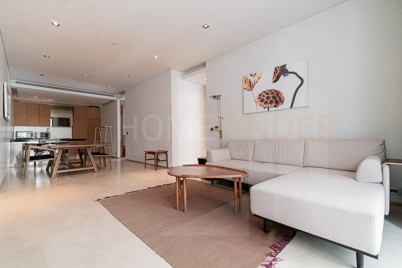 รูป Saladaeng Residences 2 bedrooms, for rent - รูปที่ 2/9