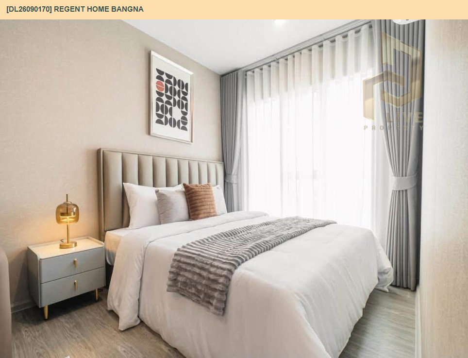รูป DL26090170 ให้เช่าคอนโด รีเจ้นท์ โฮม บางนา (Regent home bangna) ใกล้ BTS บางนา พร้อมเข้าอยู่ โทรด่วน 0638692663 LineID @952jdxxk - รูปที่ 4/11