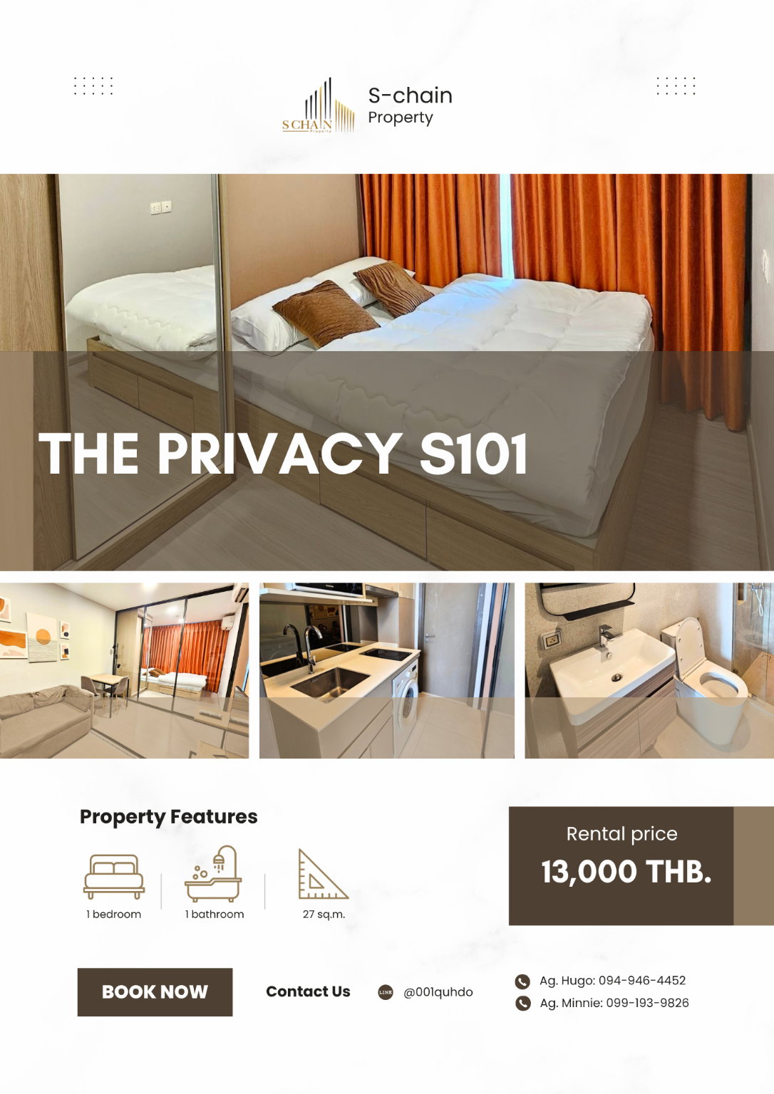 🌿✨For rent 🏡 The Privacy Sukhumvit 101 ✨ NO-024