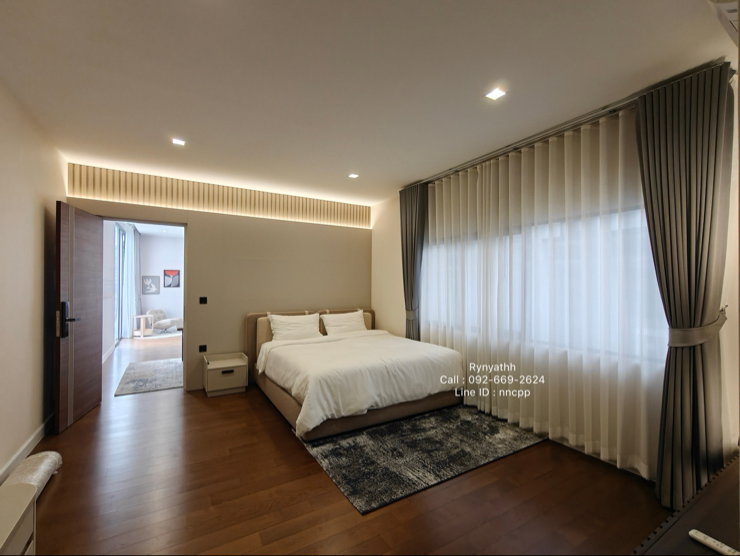 รูป ให้เช่า บ้านเดี่ยว 3 ชั้น+ลิฟต์ The Gentry Sukhumvit101 | 465ตรม. 4นอน +1 แม่บ้าน แปลงมุม ติดสวน เฟอร์ครบ พร้อมเข้าอยู่ได้เลย  - รูปที่ 6/10