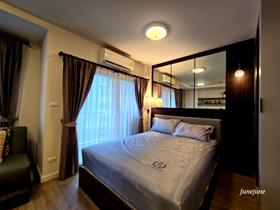 Condos for rent 700 Year Sports Arena Chiang Mai : Condo for rent, D Condo Rin, 29 sq.m., near Central Festival shopping mall.