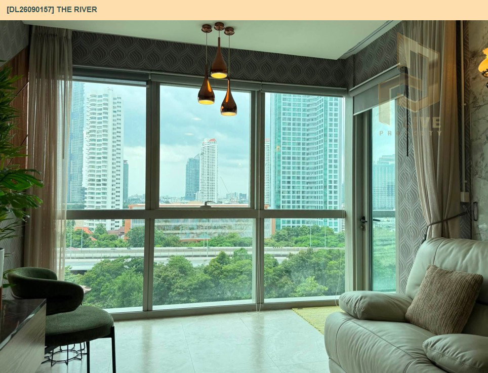 รูป DL26090157 ขายคอนโด เดอะ ริเวอร์  (The River) ใกล้ BTS กรุงธนบุรี พร้อมเข้าอยู่ โทรด่วน 0614453194 LineID @952jdxxk - รูปที่ 17/25