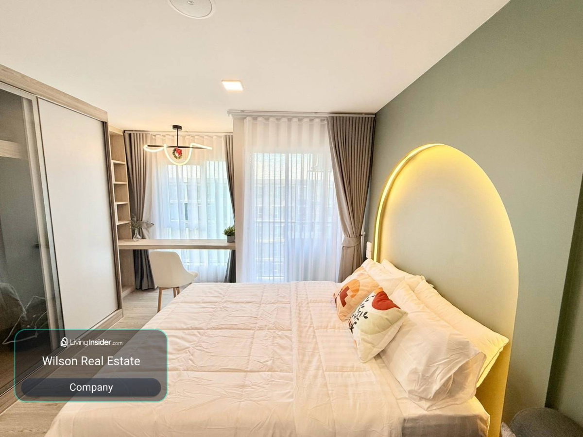 รูป 🏢 ให้เช่า 𝗞𝗔𝗩𝗘 𝗧𝗢𝗪𝗡 𝗜𝗦𝗟𝗔𝗡𝗗 | วิวสระ 🌊 | ตึก C ชั้น 8 | เฟอร์ครบ พร้อมอยู่ | ติด ม.กรุงเทพ รังสิต - รูปที่ 4/26