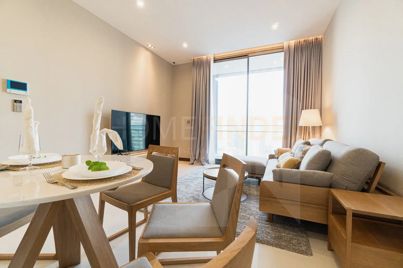 รูป Q 1 Sukhumvit 2 bedrooms, for rent - รูปที่ 3/14