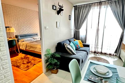 Condos for rent : 1Bed | 1Bath | BTS On Nut | 35sqm | THB 18,000/mo | Fl.6 — President Sukhumvit Bangkok