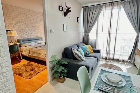 รูปภาพ 1 ห้องนอน | 1 ห้องน้ำ | BTS On Nut | 35 ตร.ม. | 18,000 บาท/เดือน | ชั้น 6 — President Sukhumvit กรุงเทพฯ