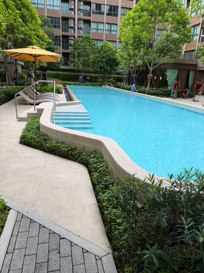 รูป ให้เช่าคอนโด D CONDO Calm รามคำแหง 40 ห้องสวยสภาพใหม่ วิวสระ เฟอร์ครบพร้อมอยู่ ใกล้ MRT ใกล้ แยกลำสาลี เชื่อมต่อรถไฟฟ้าสายสีเหลือง ใกล้ ม.รามคำแหง - รูปที่ 12/16