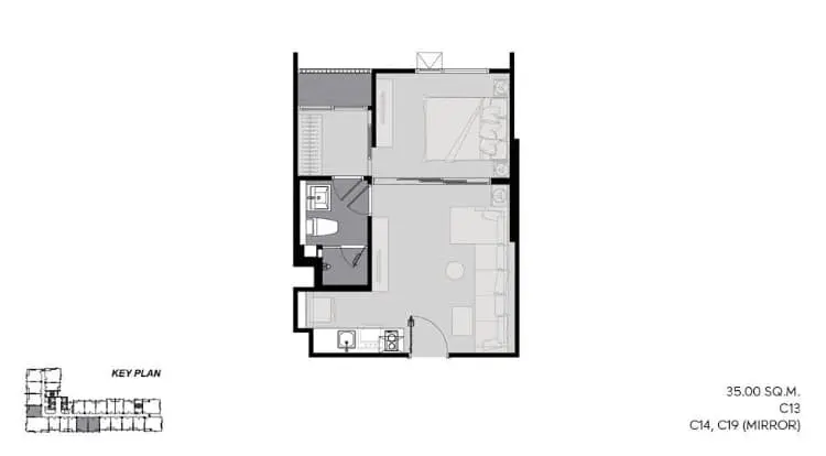 picture Life Sukhumvit 62 1 bedroom, for sale - 2/2