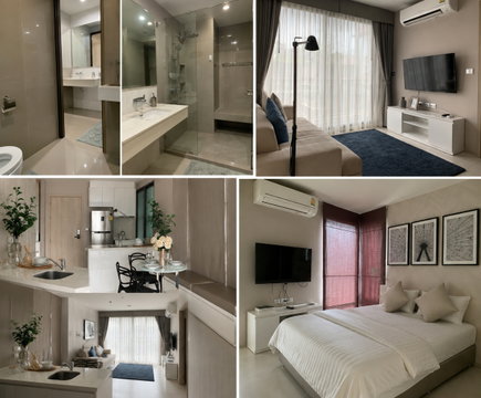1Bed | 1Bath | BTS Ekkamai | 48sqm | THB 35,000/mo | Fl.5 — Rhythm Sukhumvit 42 Bangkok