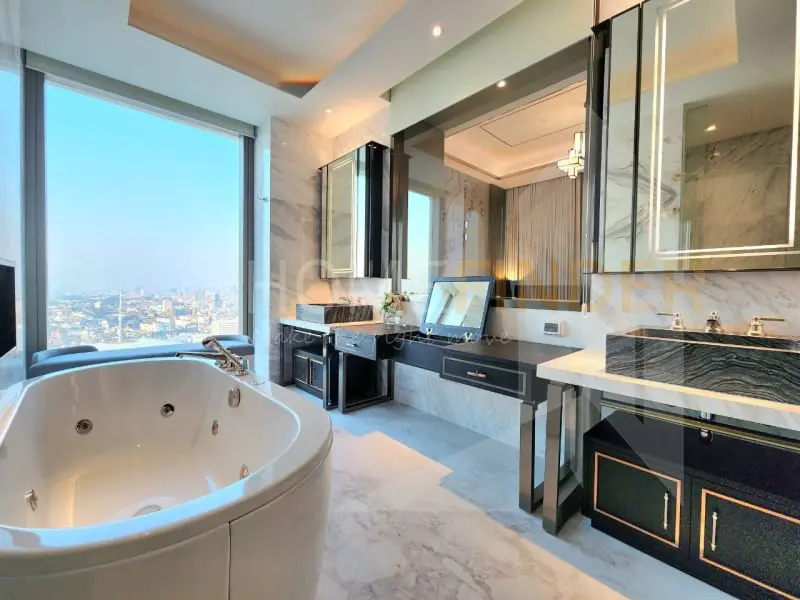 รูป The Residences At Mandarin Oriental Bangkok 3 bedrooms, for rent - รูปที่ 8/10