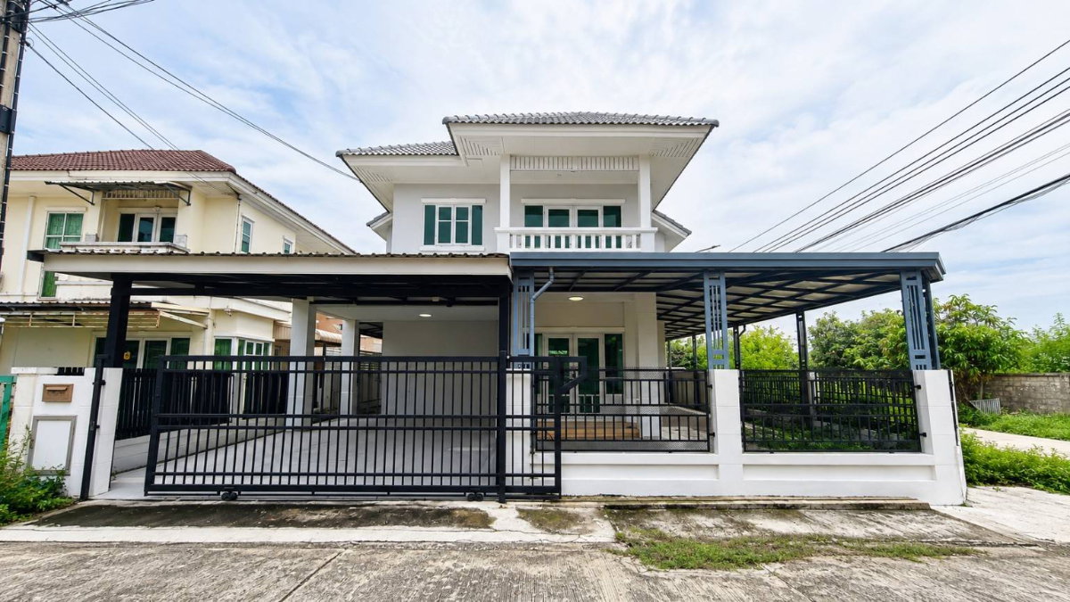 รูป รีโนเวทใหม่! บ้านเดี่ยว 2 ชั้น หลังมุม 50 ตร.ว. หมู่บ้านปิยวรารมย์ 4 ใกล้ รพ.ไทรน้อย นนทบุรี - รูปที่ 1/24