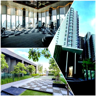 Condos for rent : 1Bed | 1Bath | BTS Thong Lo | 33sqm | THB 22,000/mo | Fl.18 — Rhythm Sukhumvit 36-38 Bangkok