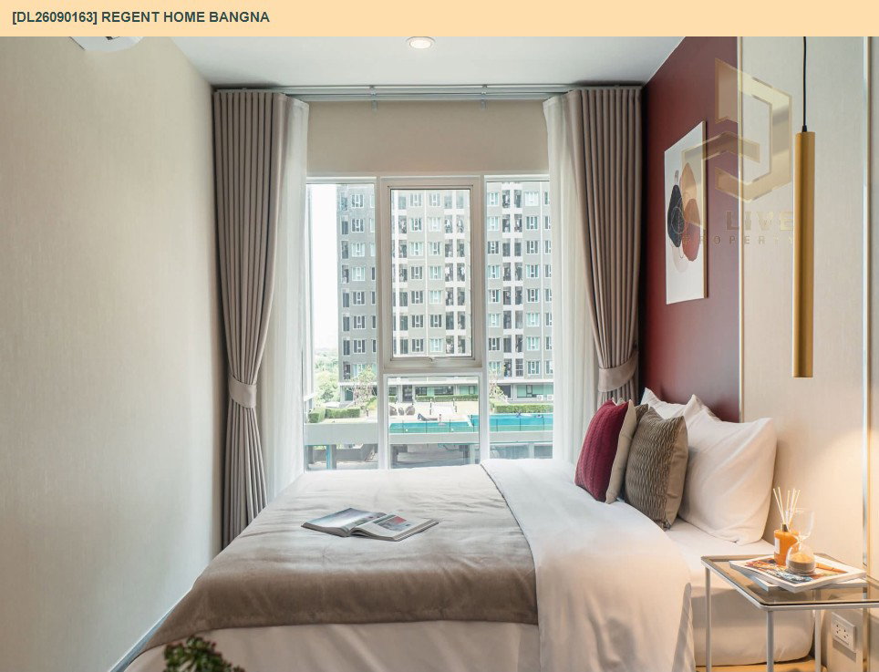 รูป DL26090163 ให้เช่าคอนโด รีเจ้นท์ โฮม บางนา (Regent home bangna) ใกล้ BTS บางนา พร้อมเข้าอยู่ โทรด่วน 0653619502 LineID @952jdxxk - รูปที่ 13/16