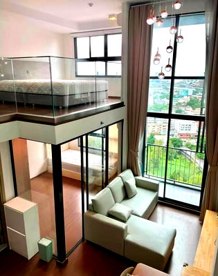 คอนโดให้เช่า : 2 ห้องนอน | 1 ห้องน้ำ | MRT Ramkhamhaeng | 51 ตร.ม. | 26,000 บาท/เดือน | ชั้น 23 — Ideo New Rama 9 กรุงเทพฯ