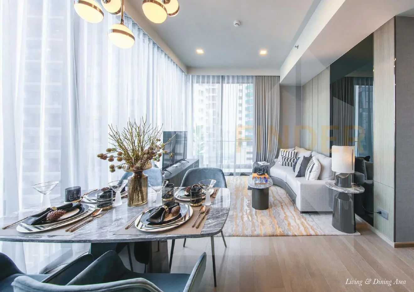 รูป CELES Asoke 2 bedrooms, for sale - รูปที่ 3/11