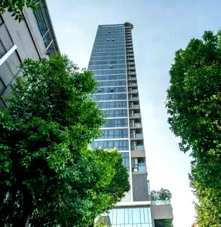 Condos for rent : 2Bed | 1Bath | MRT Phra Ram 9 | 46sqm | THB 35,000/mo | Fl.16 — The Line Asoke - Ratchada Bangkok