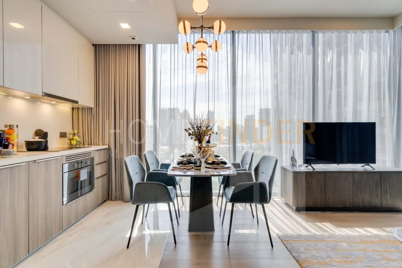 รูป CELES Asoke 2 bedrooms, for sale - รูปที่ 3/4