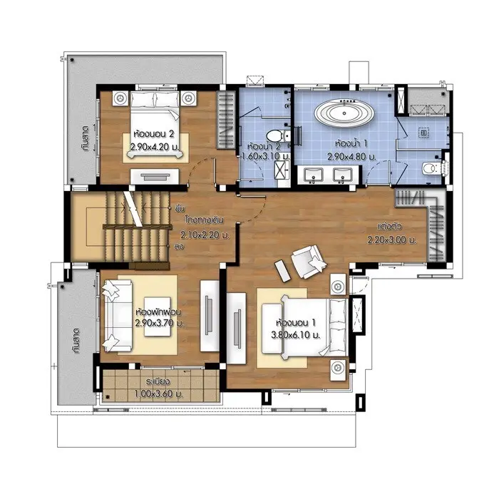 รูป NARASIRI HIDEAWAY 4 bedrooms, for sale - รูปที่ 10/12