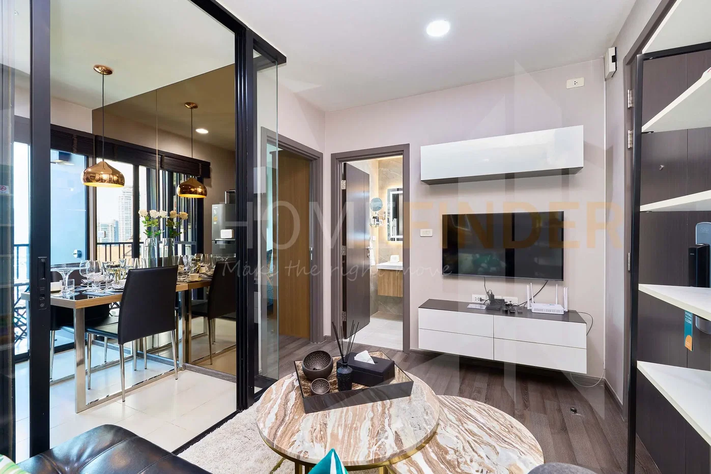 รูป The Base Park East Sukhumvit 77 1 bedroom, for rent - รูปที่ 2/8