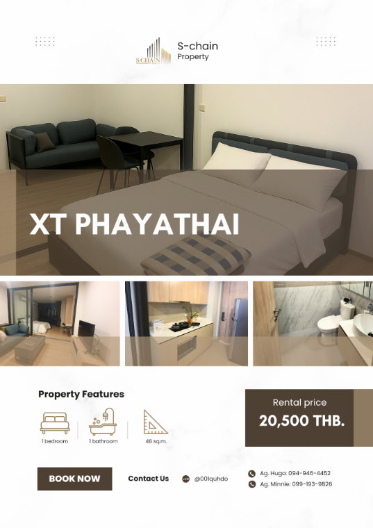 🏙️✨For rent🖤 XT Phayathai ✨ NO-025