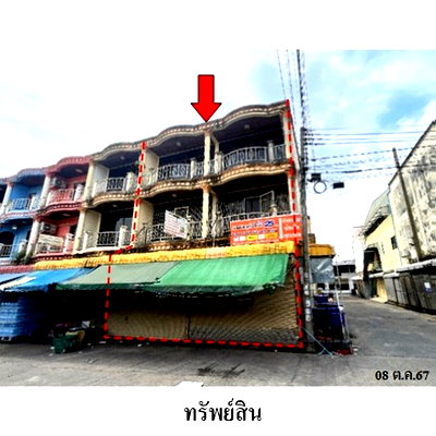 Shophouses for sale Pluak Daeng Rayong : Thailand commercial building for sale 0 Rai 0 Ngan 45 Square Wah 6358000 Baht.