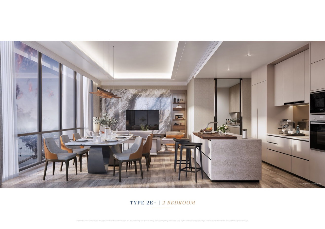 picture KingsQuare Residence 2 bedrooms, for sale - 1/14