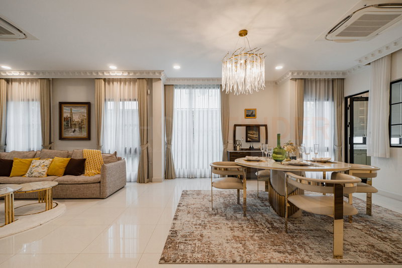 ขายบ้านเดี่ยว : NANTAWAN RAMA 9 New Krungthepkreetha 4 bedrooms, for sale