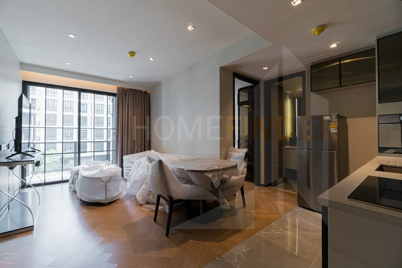 รูป The Reserve Sukhumvit 61 2 bedrooms, for rent - รูปที่ 2/6