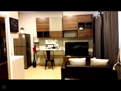 Condos for rent : 1Bed | 1Bath | MRT Phetchaburi | 24sqm | THB 13,500/mo | Fl.6 — Lumpini Suite Phetchaburi - Makkasan Bangkok