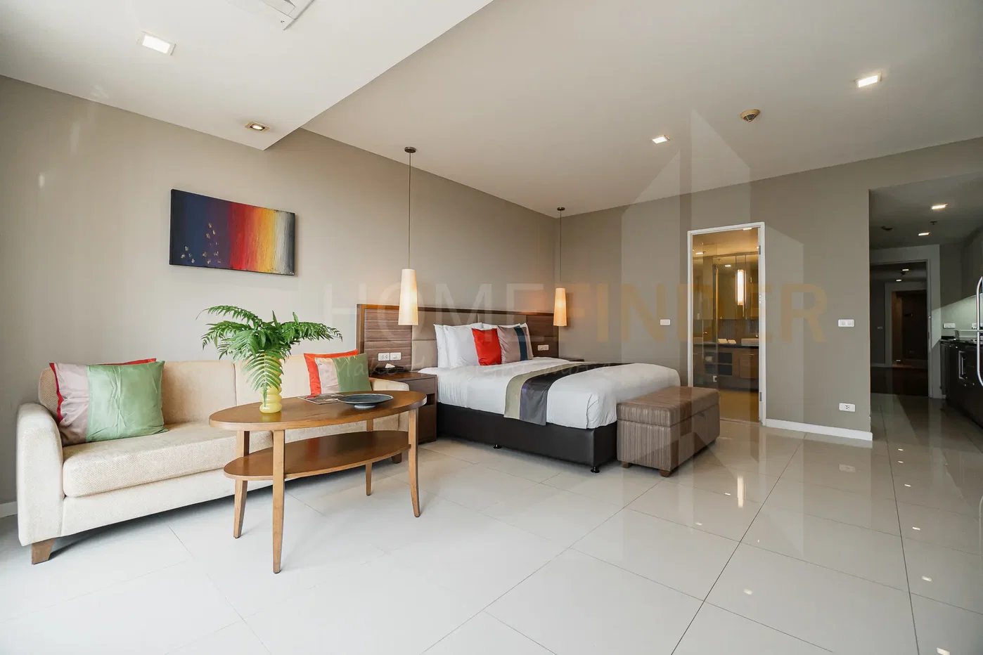 รูป Bangna Pride Hotel & Residence 1 bedroom, for rent - รูปที่ 3/6
